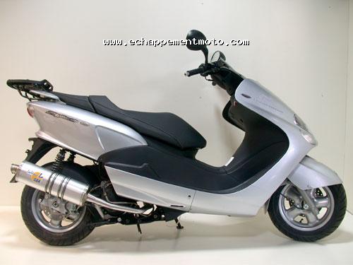 echappement moto MBK SKYLINER 125 leovince SBK Ovale Evolution 2